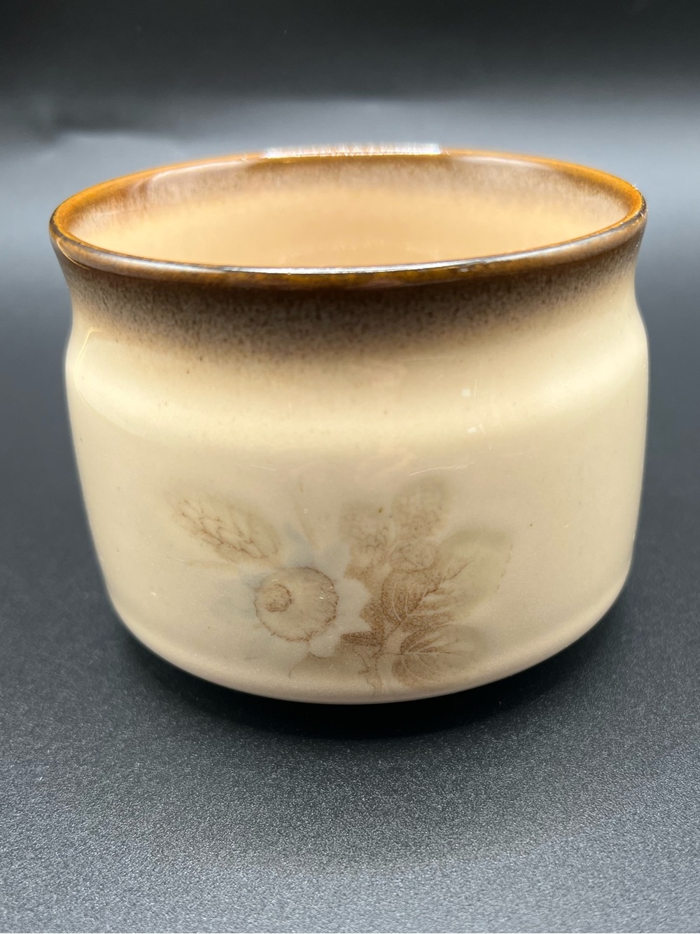 🤩 Vintage Denby England Stoneware "Memories" Open Sugar Bowl
